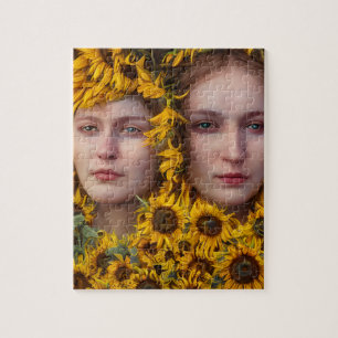 Quebra-cabeça Deusas do Girassol Puzzle