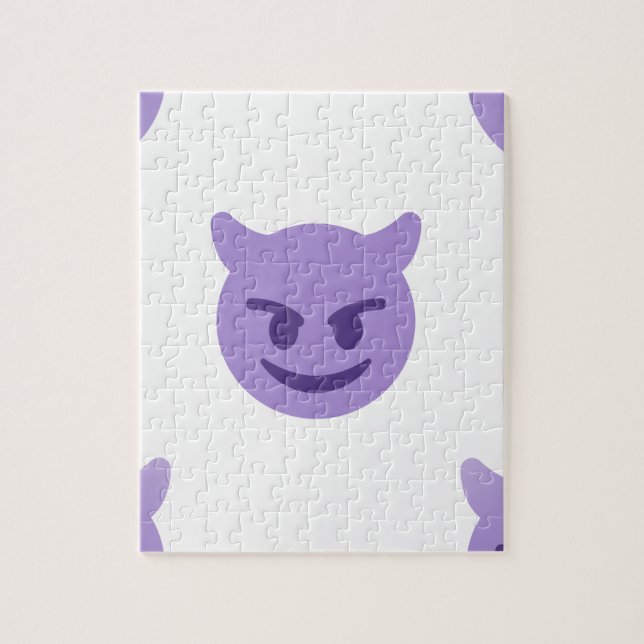 Quebra-cabeça devil emoji (Vertical)
