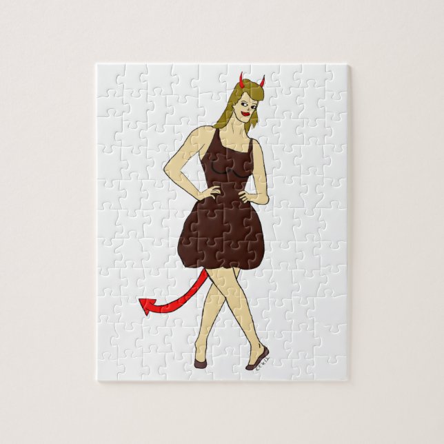 Quebra-cabeça devil girl     (Vertical)