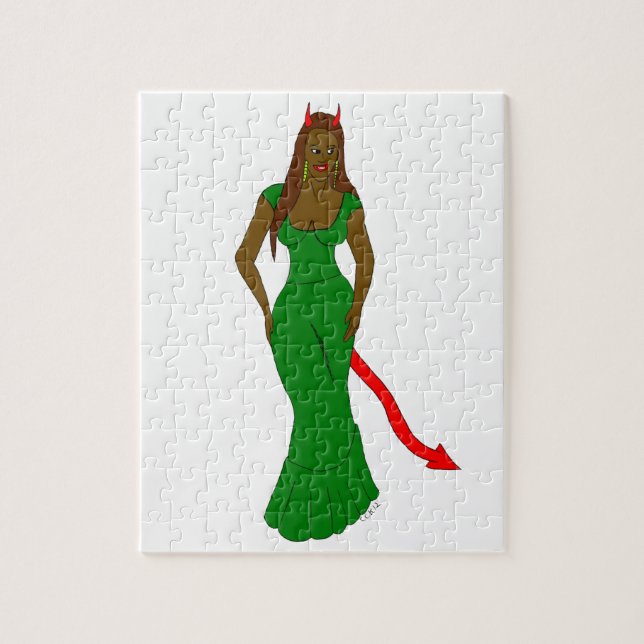 Quebra-cabeça devil girl    (Vertical)