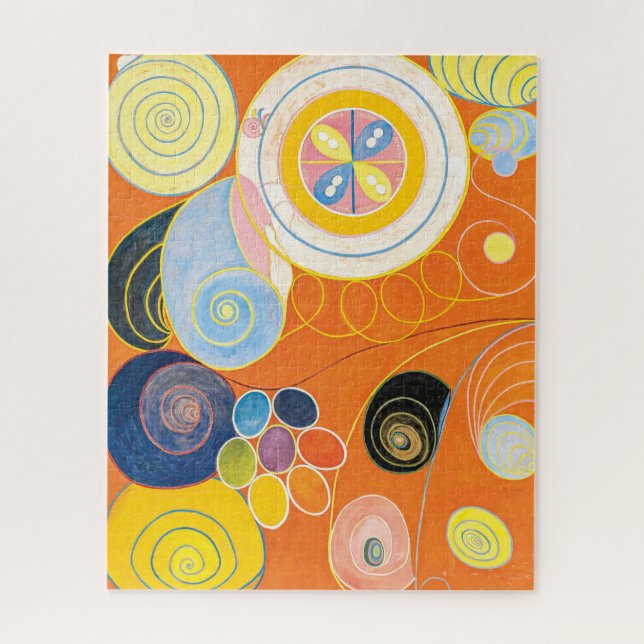 Quebra-cabeça Dez Maiores, Nº 3, Juventude | Hilma af Klint | (Vertical)