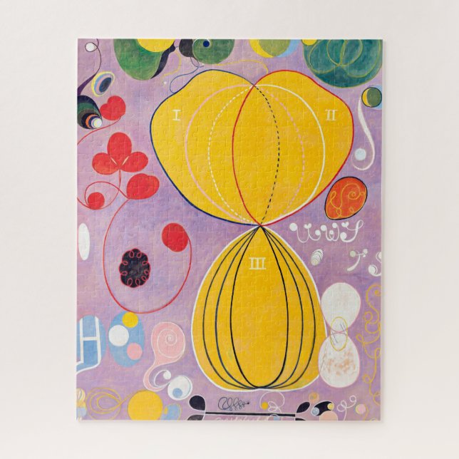 Quebra-cabeça Dez Maiores, Nº 7, Aduldade | Hilma af Klint | (Vertical)