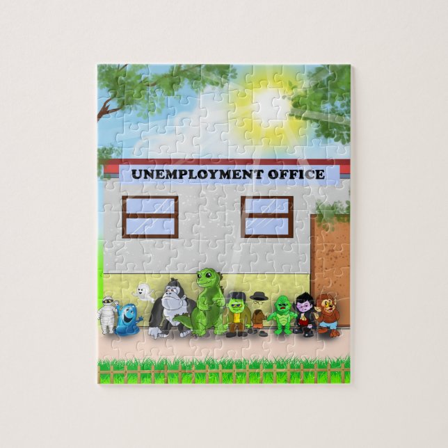 Quebra-cabeça Dez Pequenos Monstros: Conjunto Completo de Puzzle (Vertical)
