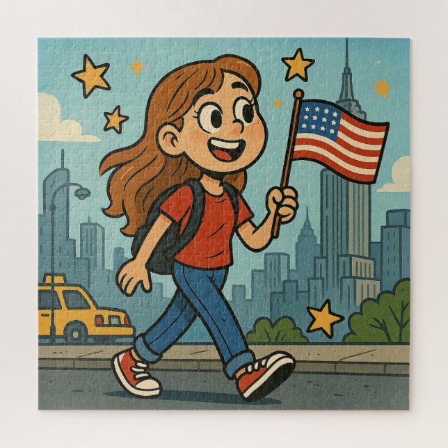 Quebra-cabeça Dia da independência (Vertical)