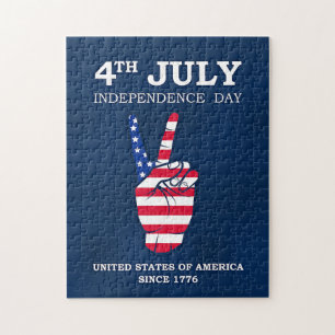 Quebra-cabeça Dia da Independência, 4 de julho,