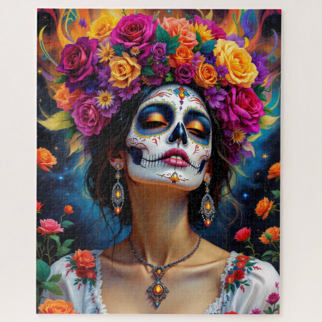 Quebra-cabeça Dia da Mulher do Caveira Morta em Figurino (Criador carregado)