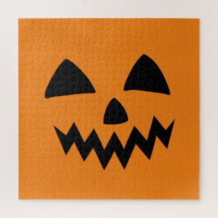 Quebra-cabeça Dia de as Bruxas engraçado face fantasma Pumpkin a