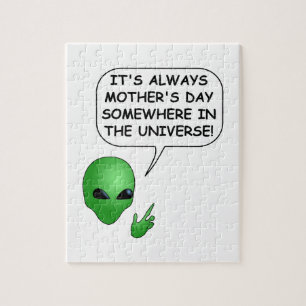 Quebra-cabeça Dia de as mães Alienígena