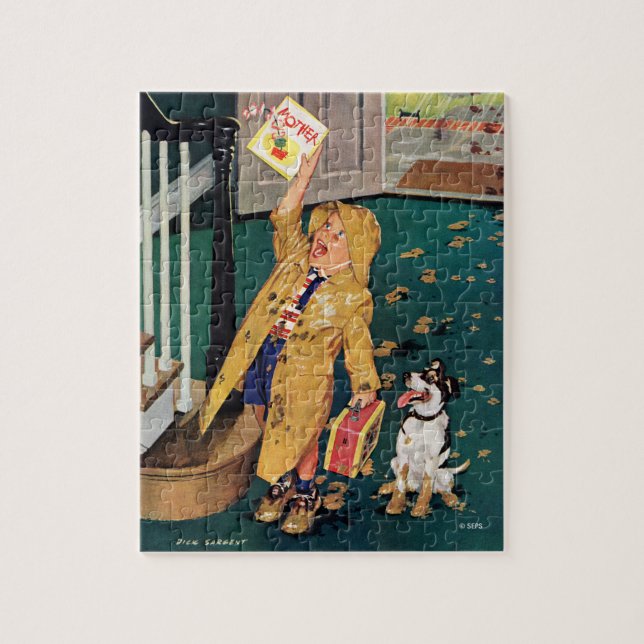 Quebra-cabeça Dia de as mães Feliz (Vertical)