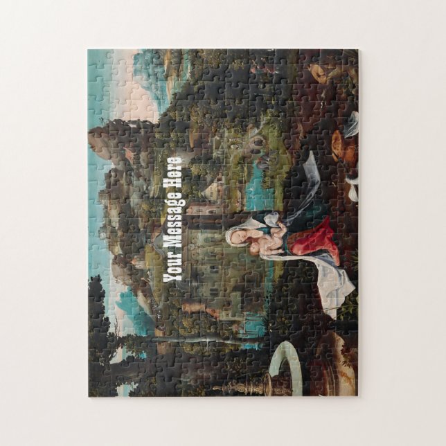 Quebra-cabeça Dia de as mães Personalizado - Egito - Países Baix (Vertical)