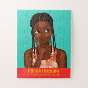 Quebra-cabeça Dia de Lavagem de Zara - Fulani Braids Quebra-cabe