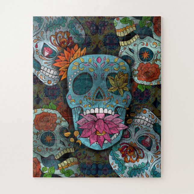 Quebra-cabeça Dia De Los Muertos (Vertical)