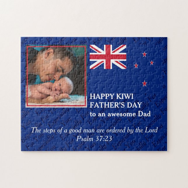 Quebra-cabeça Dia de os pais Feliz PAI KIWI (Horizontal)
