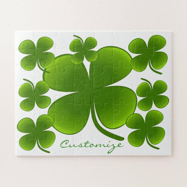 Quebra-cabeça Dia de São Patrício Shamrocks Thunder_Cove (Horizontal)