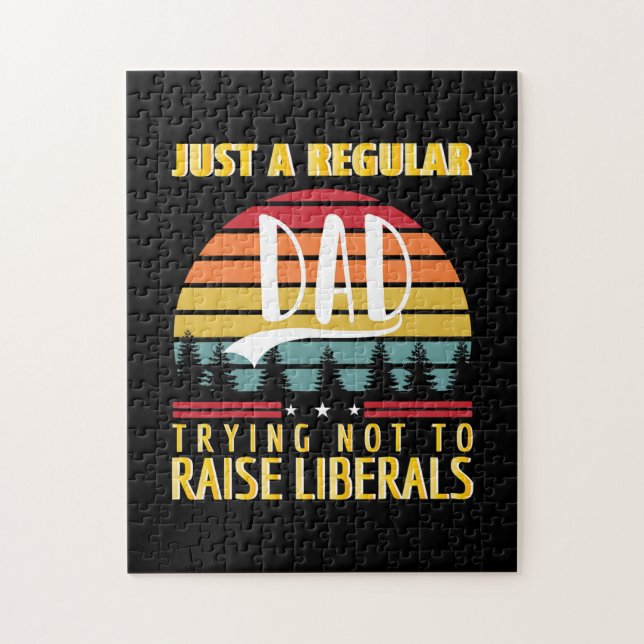 Quebra-cabeça dia dos Pais  | Apenas Um Pai Regular (Vertical)