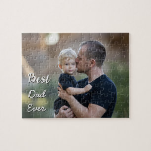 Quebra-cabeça Dia dos Pais Foto Personalizada Melhor Pai do Mund