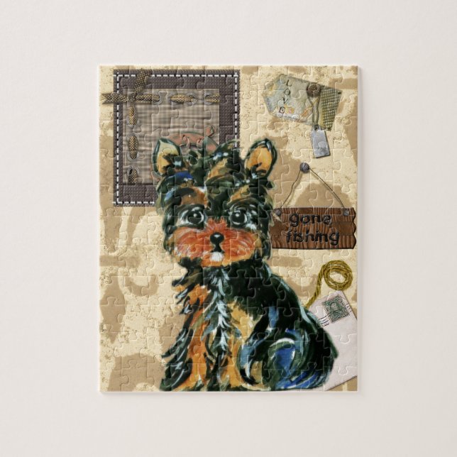 QUEBRA-CABEÇA DIA DOS PAIS YORKIE (Vertical)
