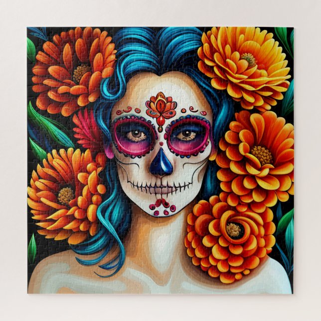 Quebra-cabeça Dia La Catrina dos Mortos (Vertical)