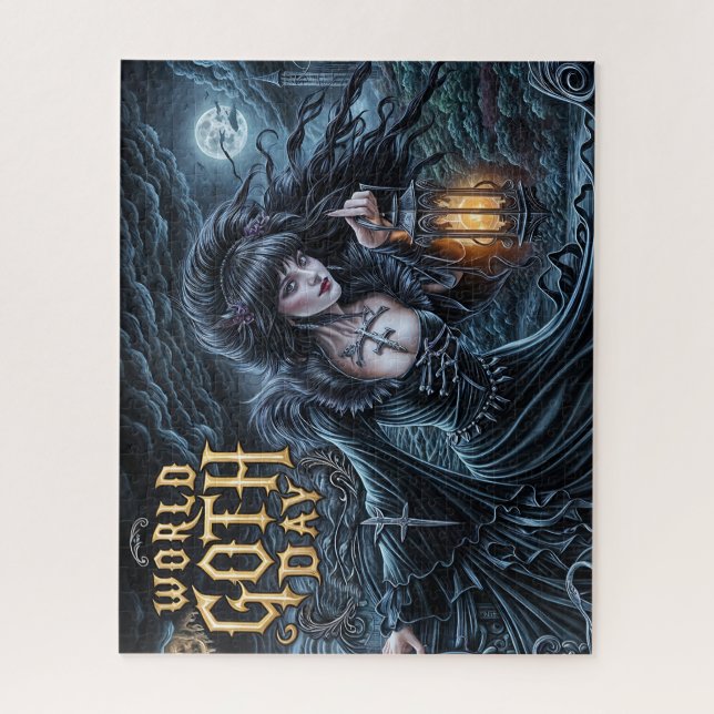 Quebra-cabeça Dia Mundial do Gótico (Vertical)