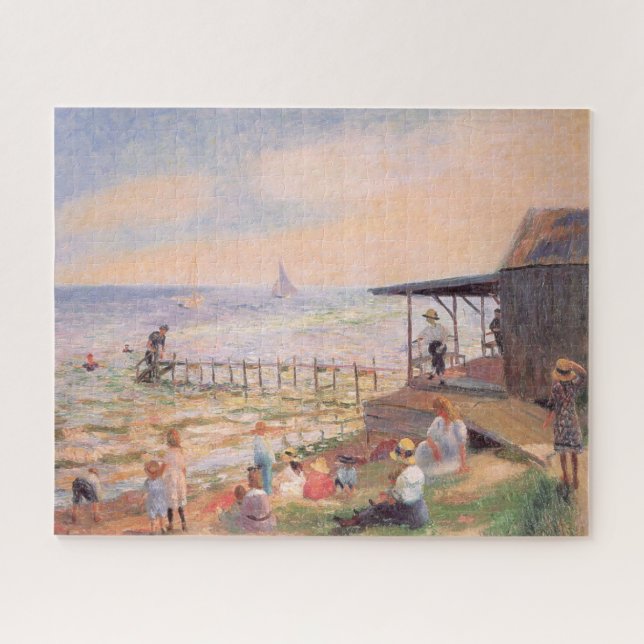 Quebra-cabeça Dia Sol Quente na Praia (Horizontal)