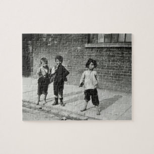 Quebra-cabeça Diabretes de rua em Lambeth (foto de b/w)