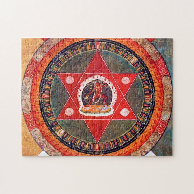 Quebra-cabeça Diagrama Cósmico de Mandala para a Meditação (Horizontal)