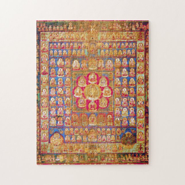 Quebra-cabeça Diagrama Cósmico de Mandala para a Meditação (Vertical)