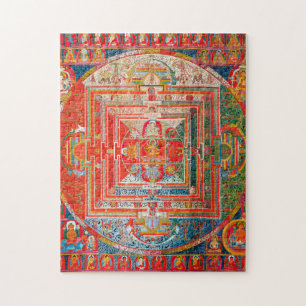 Quebra-cabeça Diagrama Cósmico de Mandala para a Meditação