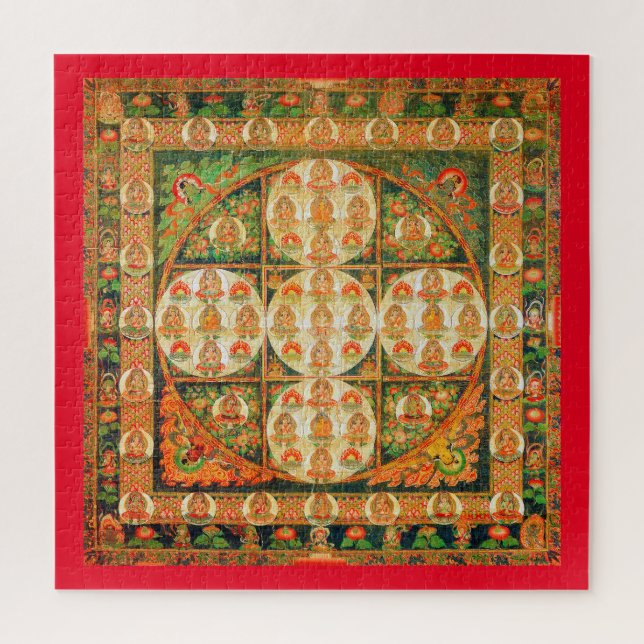 Quebra-cabeça Diagrama Cósmico de Mandala para Meditação Puzzl (Vertical)