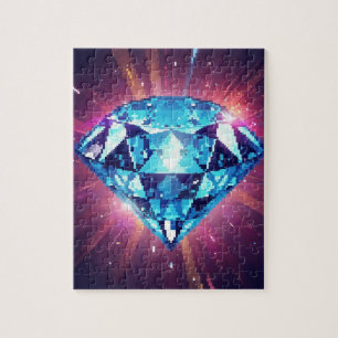 Quebra-cabeça Diamante Pixelado Brilhante