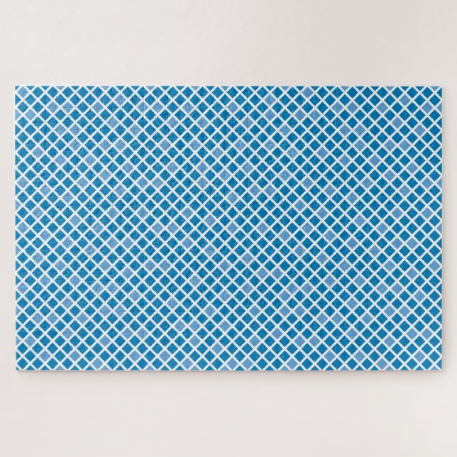 Quebra-cabeça "Diamantes" | Ibiza Azul e Pequeno Menino Azul | (Horizontal)