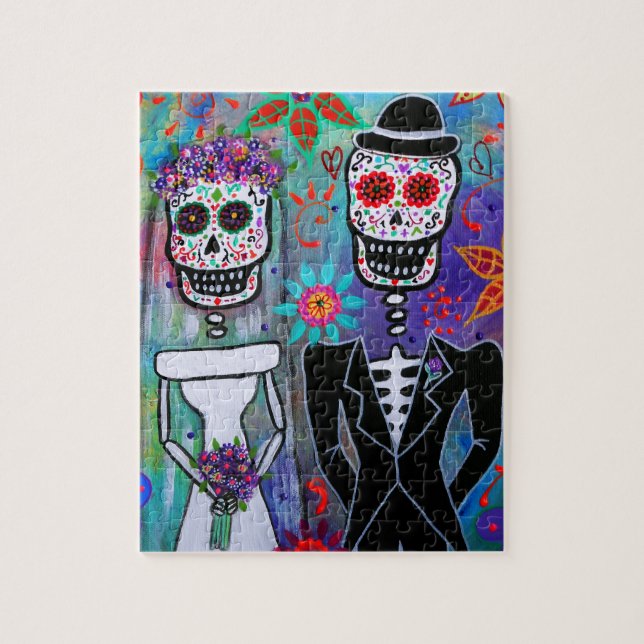 QUEBRA-CABEÇA DIÂMETRO DE LOS MUERTOS CASAMENTO (Vertical)