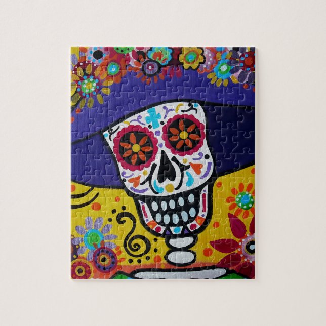 Quebra-cabeça Diâmetro de los Muertos Catrina (Vertical)