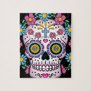 Quebra-cabeça Diâmetro de los Muertos Crânio