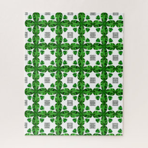 Quebra-cabeça Diamond & Emerald Gemstone Art, Verde
