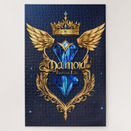 Quebra-cabeça Diamond Logo Puzzle | Luxury Crystal Diamond Jigsa