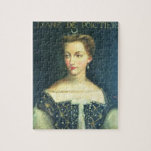 Quebra-cabeça Diane de Poitiers (óleo em canvas)