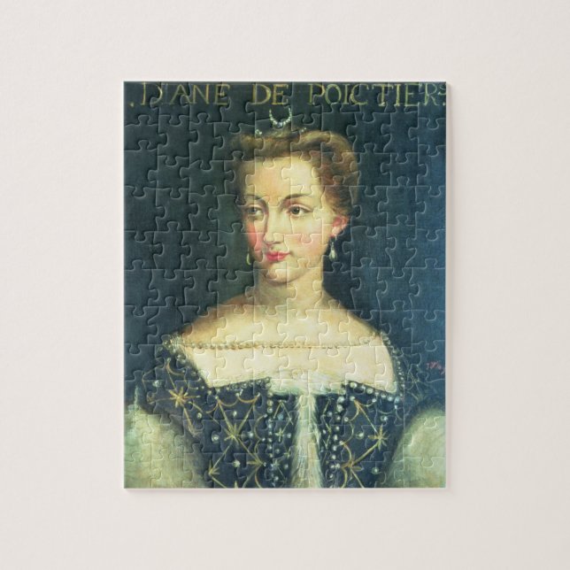 Quebra-cabeça Diane de Poitiers (óleo em canvas) (Vertical)
