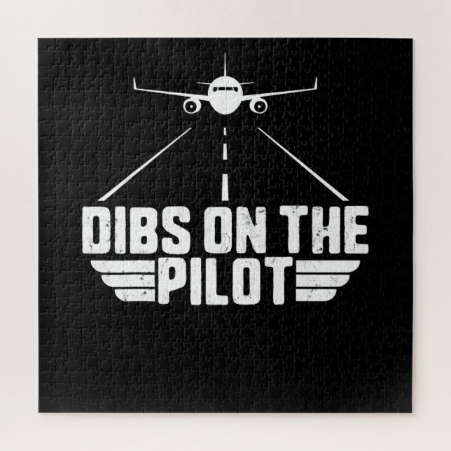 Quebra-cabeça Dibs No Avião-Piloto Namorada (Vertical)