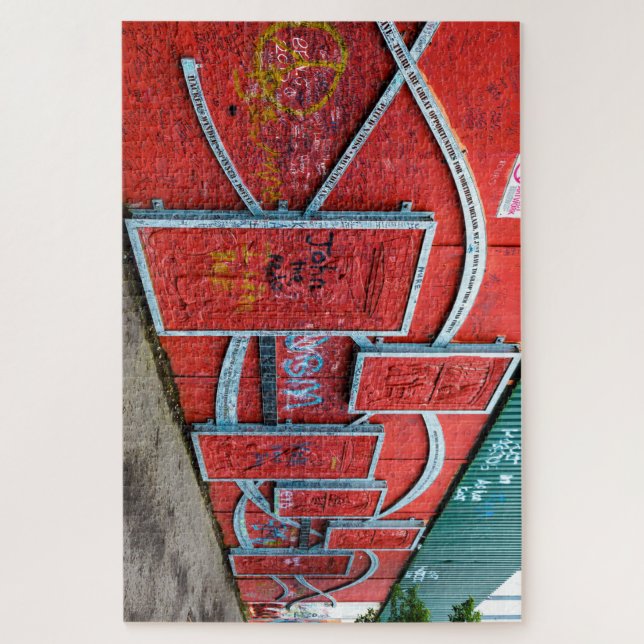 Quebra-cabeça Die Shankill Road in Belfast Irland (Vertical)