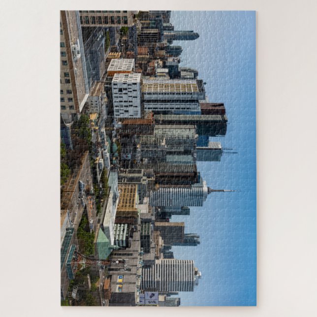 Quebra-cabeça Die Skyline von Toronto in Kanada Puzzle (Vertical)