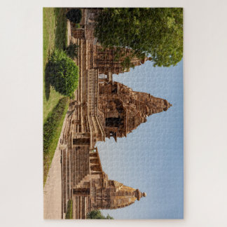 Quebra-cabeça Die Tempel von Khajuraho in Madhya Pradesh Indien
