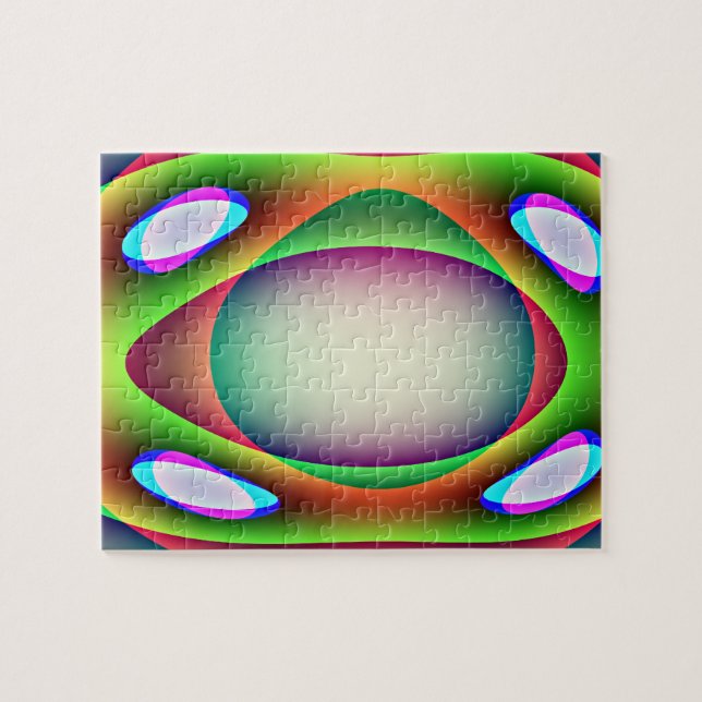 Quebra-cabeça Difícil de Espaçamento da alienígena (Horizontal)