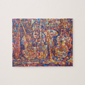 quebra-cabeça difícil dos instrumentos musicais