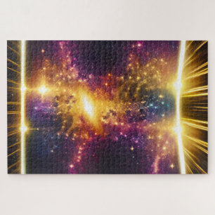 Quebra-cabeça Dimensões Galácticas de Estrelas Vermelhas Cor-de-