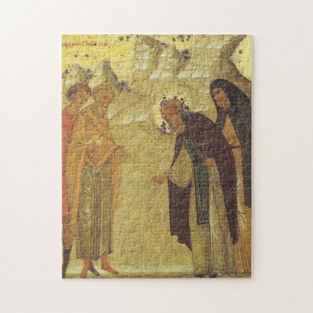 Quebra-cabeça Dimitry e Pachomy estão vindo para Vologda (Vertical)