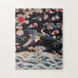 Quebra-cabeça Dinastia ouro Pheasant & Quing /China imperial