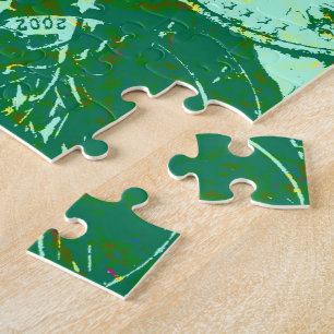 Quebra-cabeça Dinheiro verde