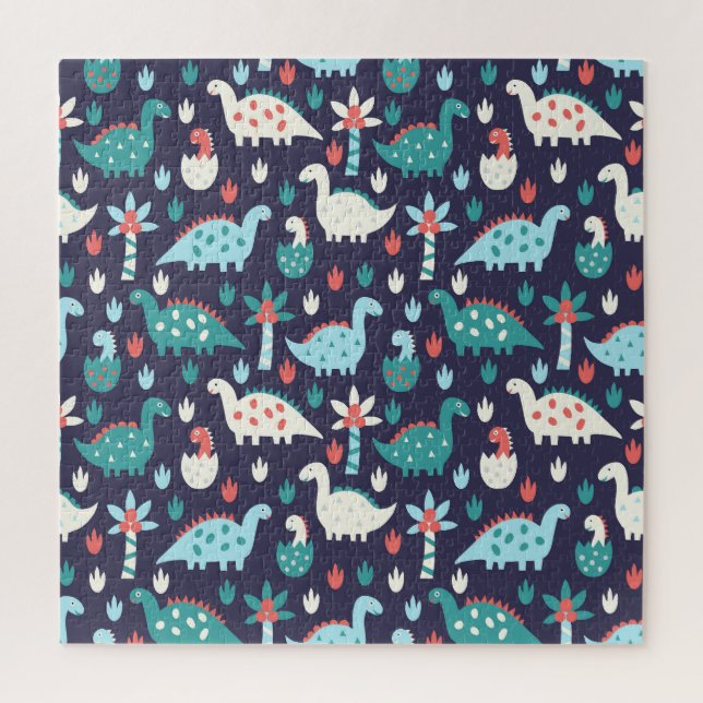 Quebra-cabeça Dinossaur Adventure Design (Vertical)