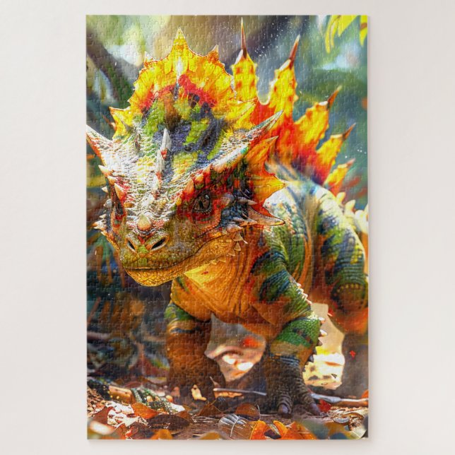 Quebra-cabeça Dinossauro (Vertical)